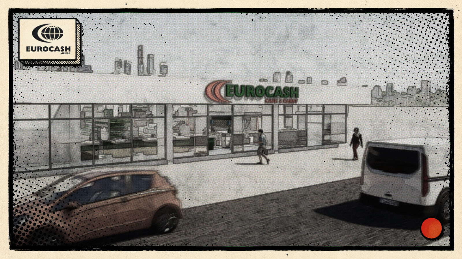 Eurocash Cash & Carry — wizualizacja hali marketu